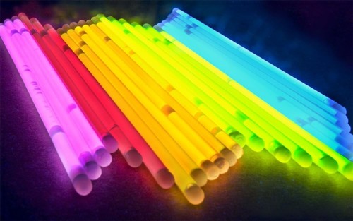 100 glow sticks flashing - glow,
