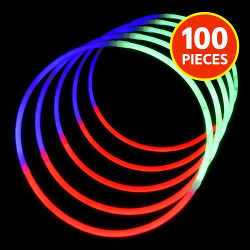100 neon glow stick - 100,