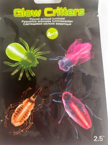 Pack glow dark critters - 4,