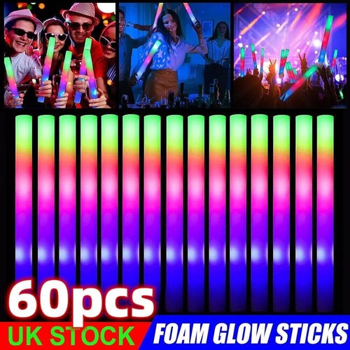 Led foam glow sticks - led,
