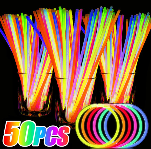 Neon glow sticks - glow, bracelets