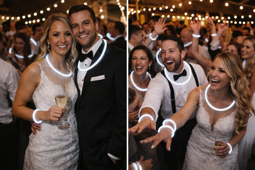 White wedding glow stick - glow,