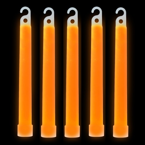 Orange jumbo glow - glow, sticks
