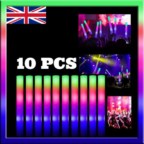 10pcs led foam sticks rgb - led,