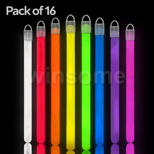 16pcs glow sticks bracelet - glow,