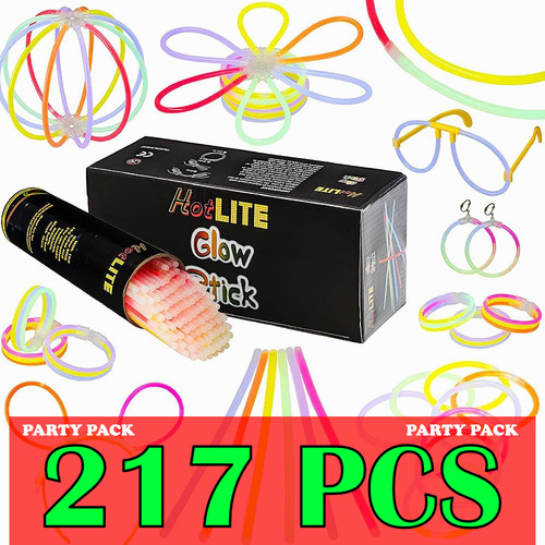 217 pcs glow - glow, sticks