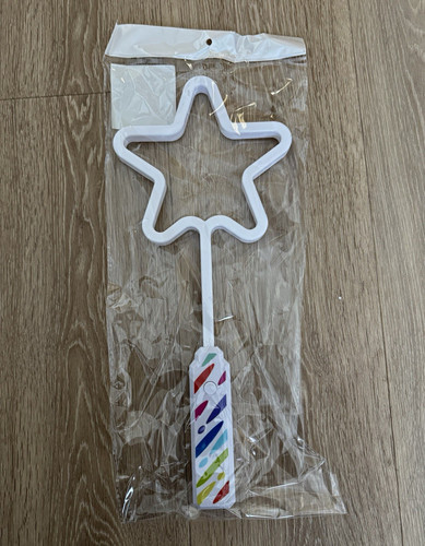 Multicolour star shaped glow - multicolour, star-shaped