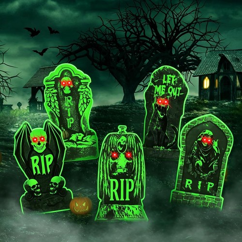 Pack halloween yard signs - 5,