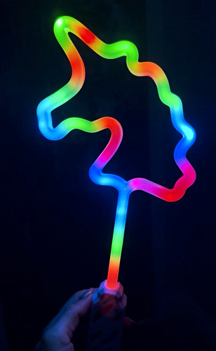 Multicolour star shaped - star-shaped, glow