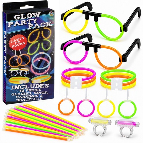 Glow stick party pack glasses - glow,
