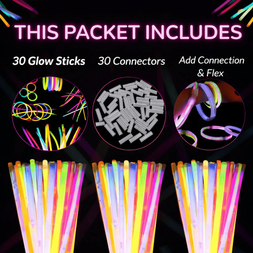 Glow sticks party set - sticks,