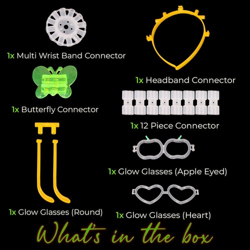 Glow sticks connectors for - glow,