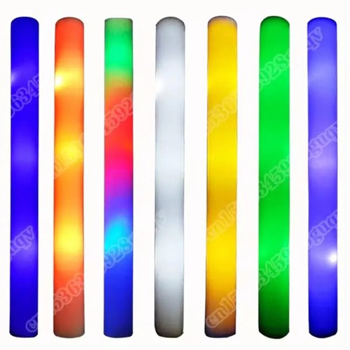 30pcs foam glow sticks with - glow, 3