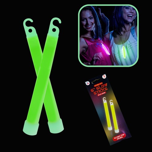 15cm glow sticks - 15cm, with