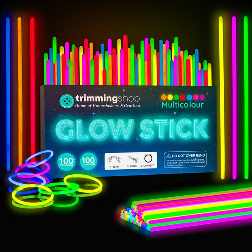 Glow sticks bracelets - bracelets, 8"